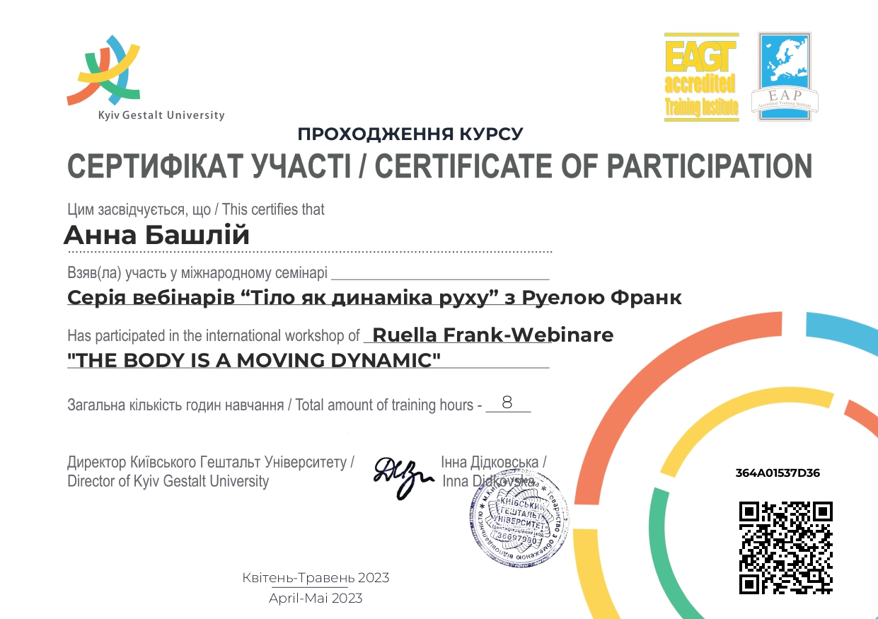 Анна Башлій психотерапевтка