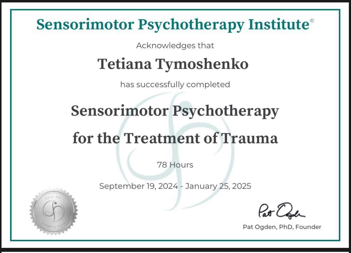 ​Tetiana Tymoshenko – psychologist